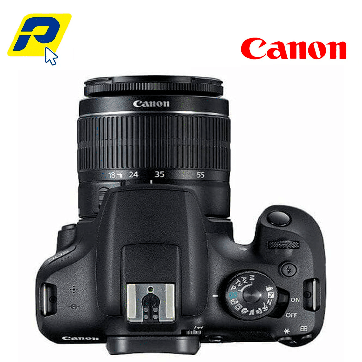 CANON T7 pantalla 3 PULGADAS 24.1mp 9 puntos enfoque GRABA full HD 3 fotos por segundo INCLUYE lente 18 55mm WIFi Usd 750 ML 1