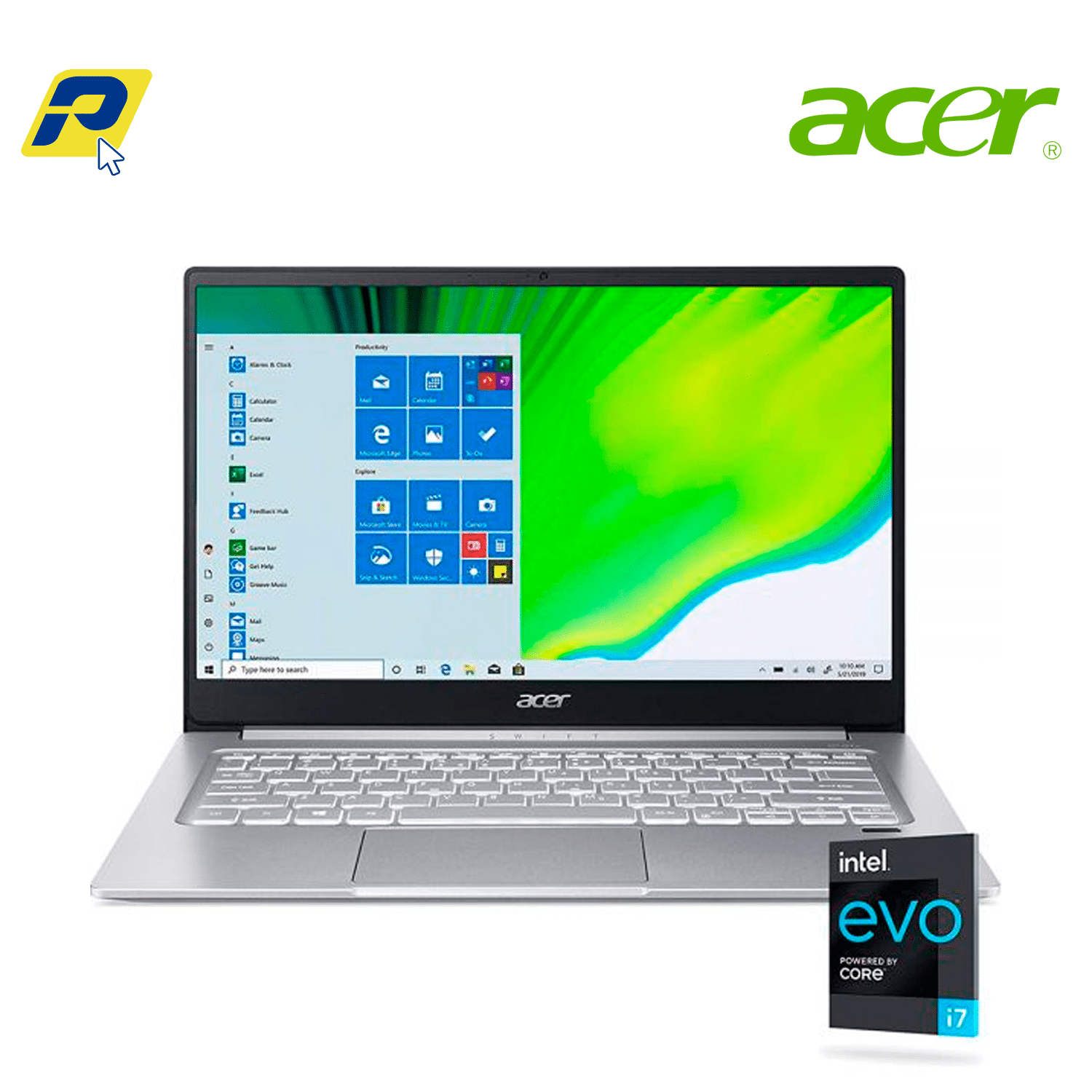 Laptop Acer NXA5UAA006 SF314 59 75QC core i7 11vaGEN 8GB RAM 256B SSD 14 PULGADAS MC 5