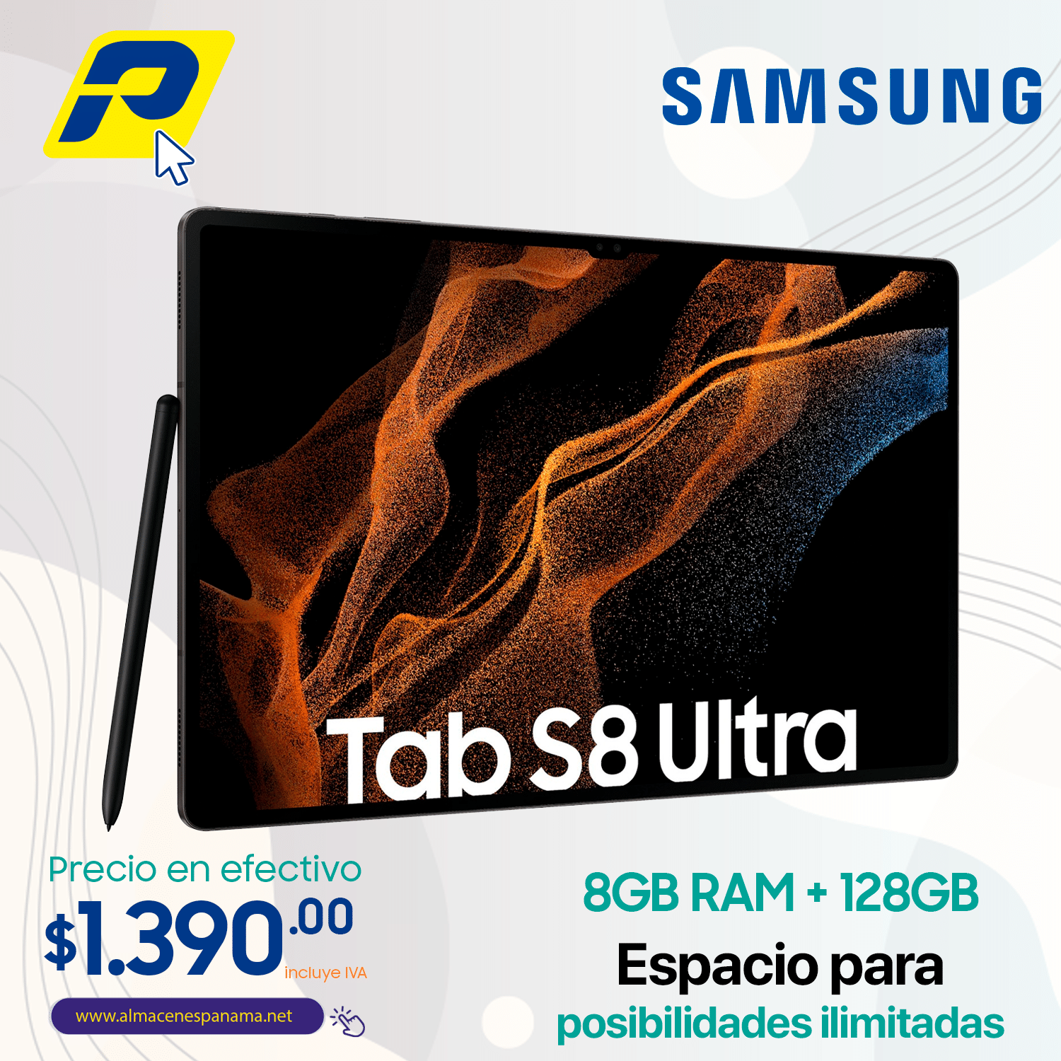 Samsung Galaxy Tab S8 Ultra 14.6 8gb Ram 128gb Lapiz