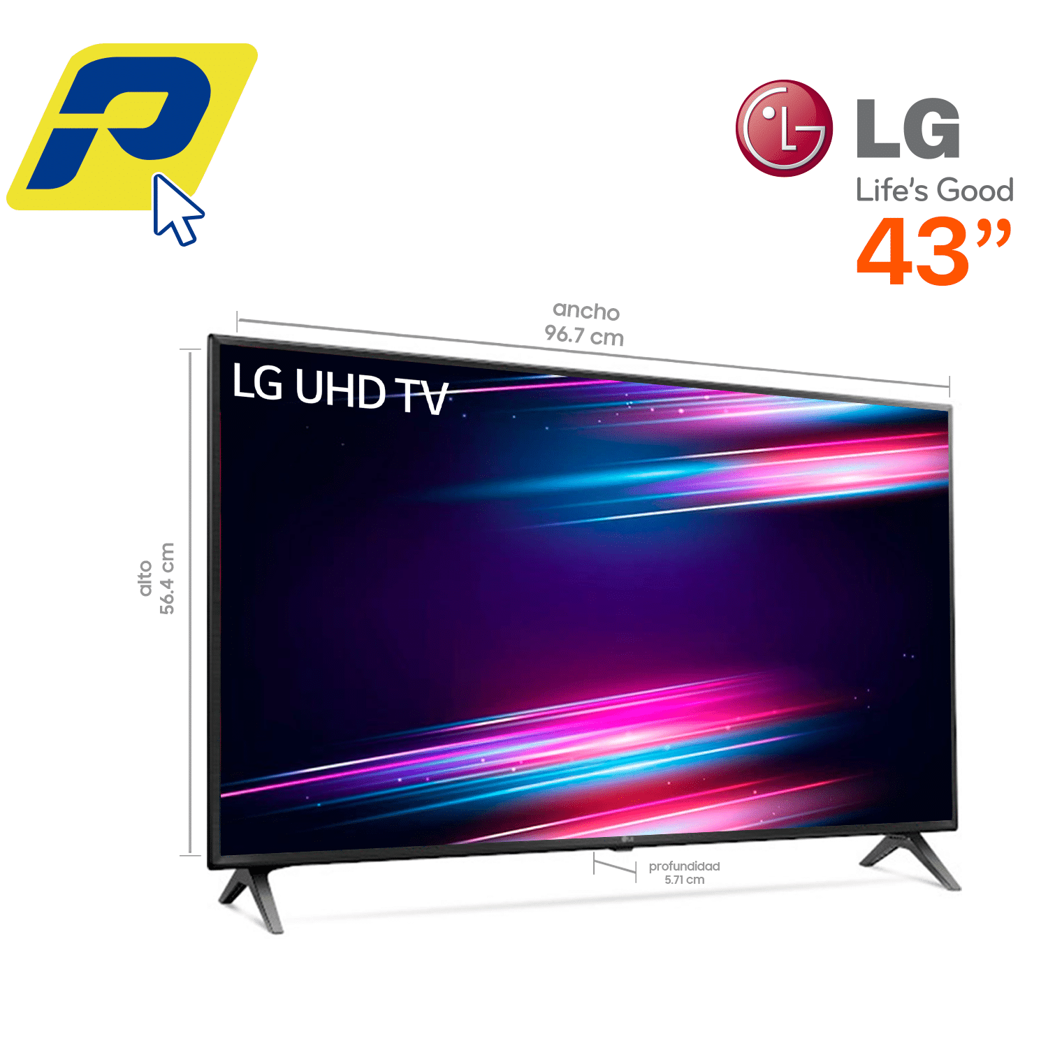 TV LG 43up7700 4k mc MDS