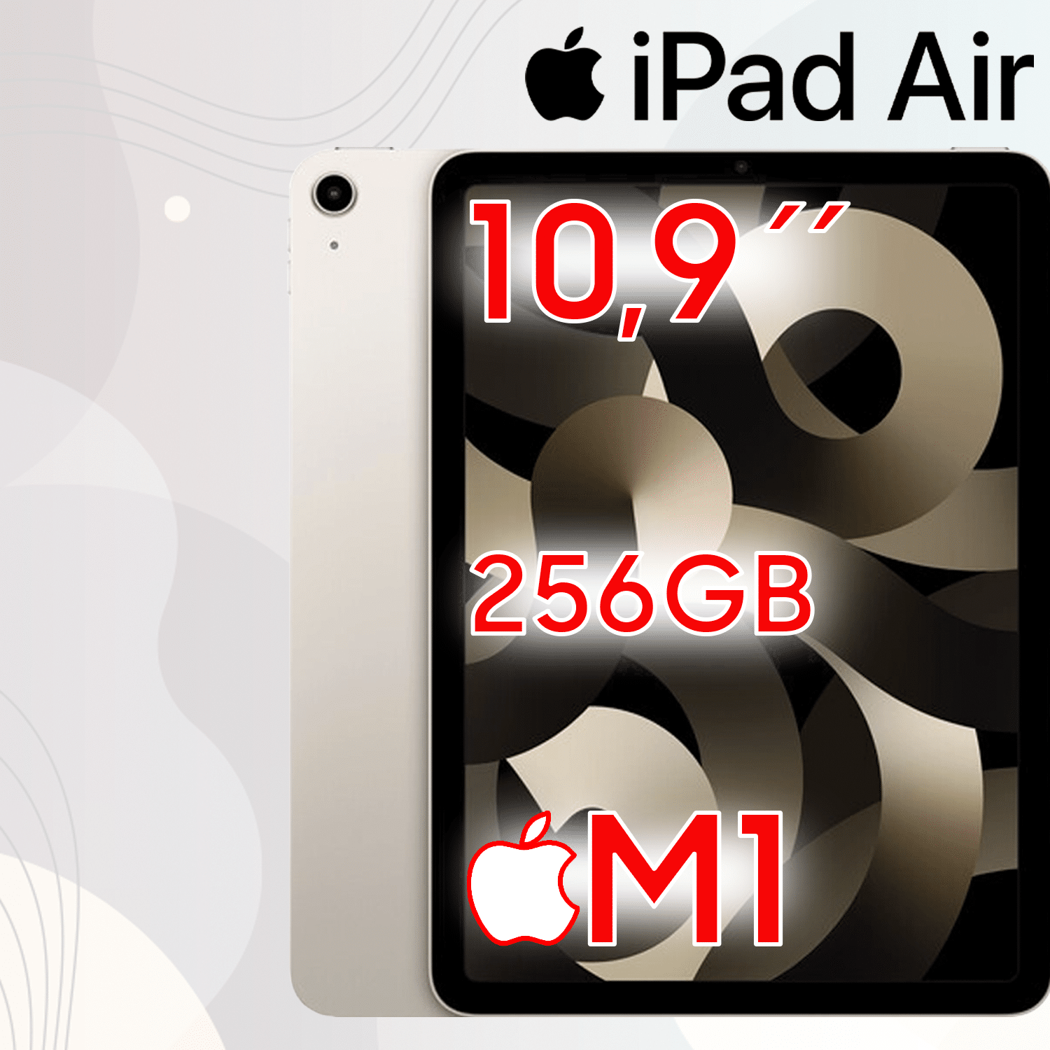 iPad Air 5ta GEN 256gb Chip M1 Sellado Starlight ML