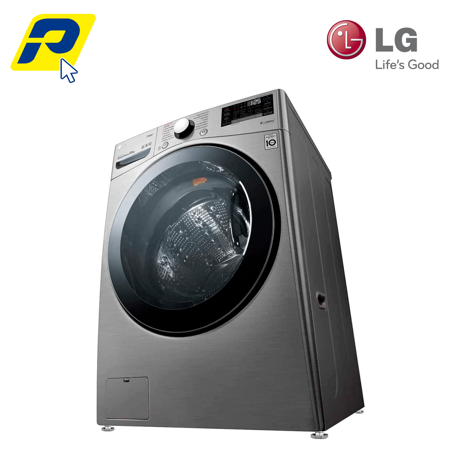 lavadora lg 22Kg silver 2022 ML 4