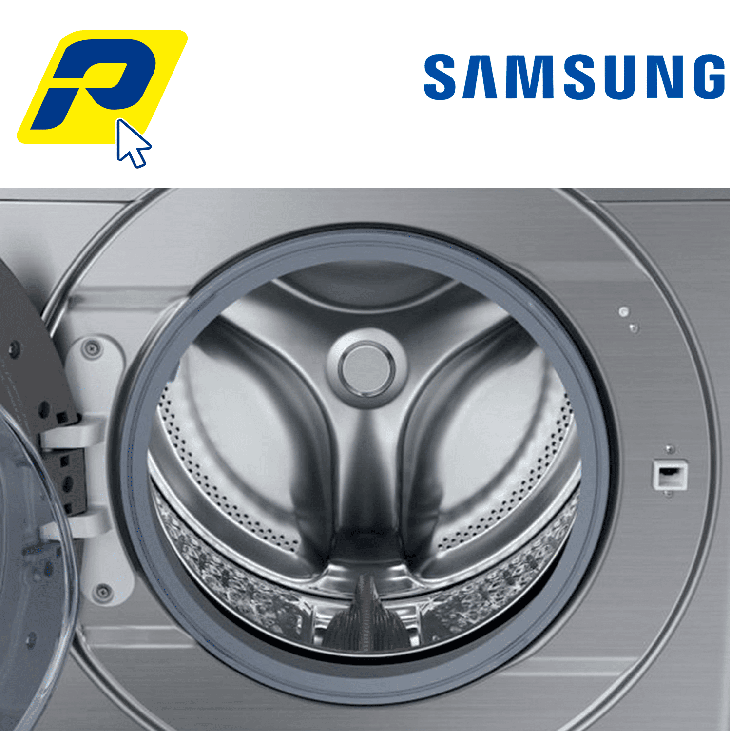lavadora samsung WF22R6270AP 22Kg Silver MC 5