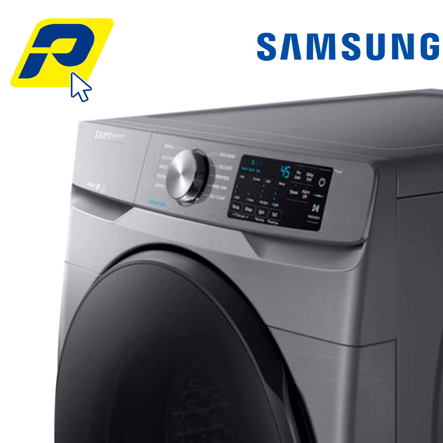lavadora samsung WF22R6270AP 22Kg Silver MC 6