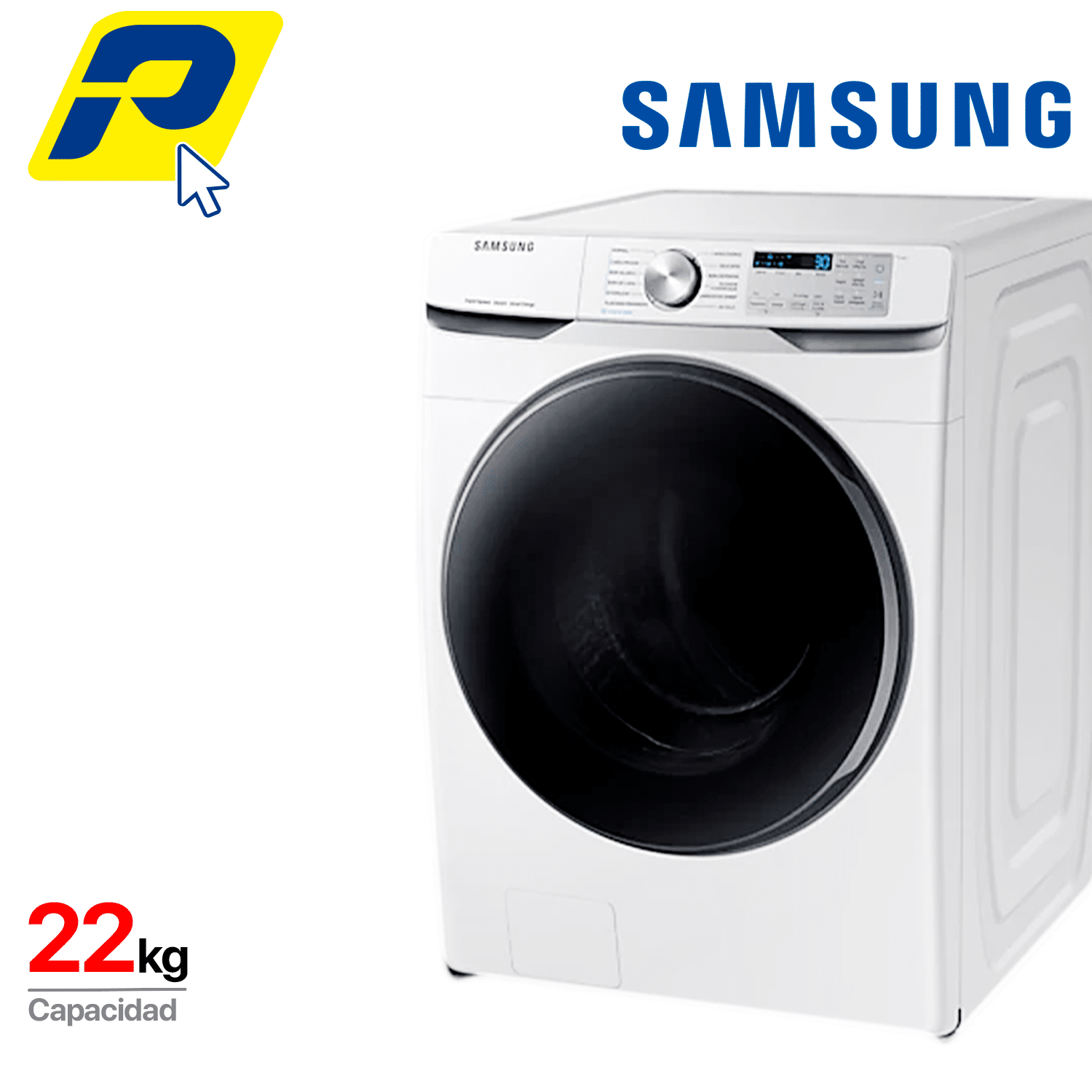 lavadora samsung WF22R6270AW 22Kg Blanca MC 5