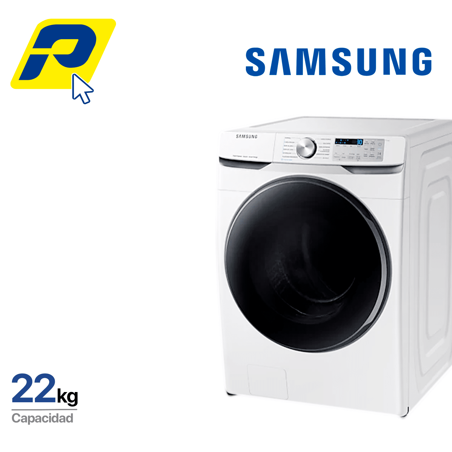 lavadora samsung WF22R6270AW 22Kg Blanca MC
