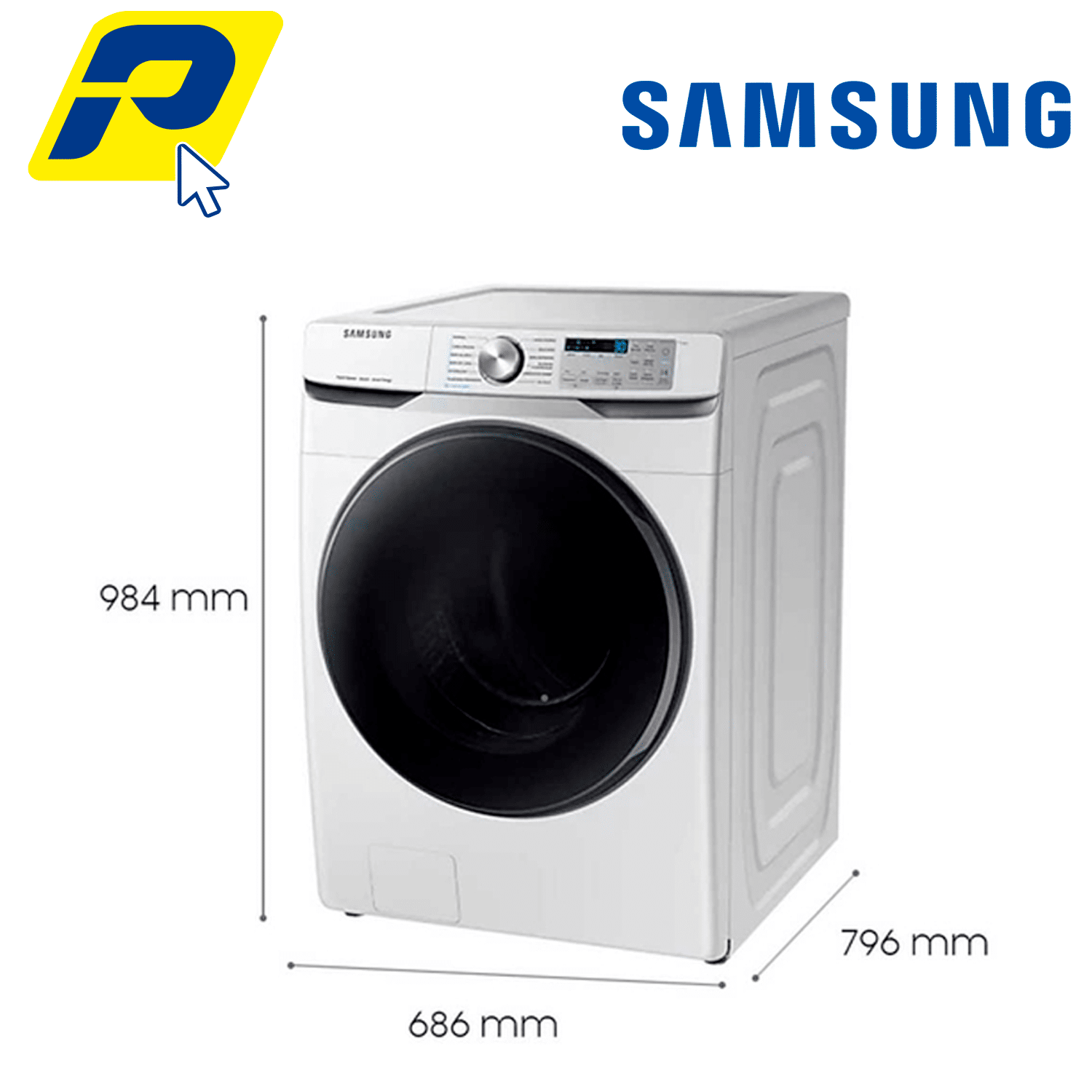 lavadora samsung WF22R6270AW 22Kg Blanca MCmds