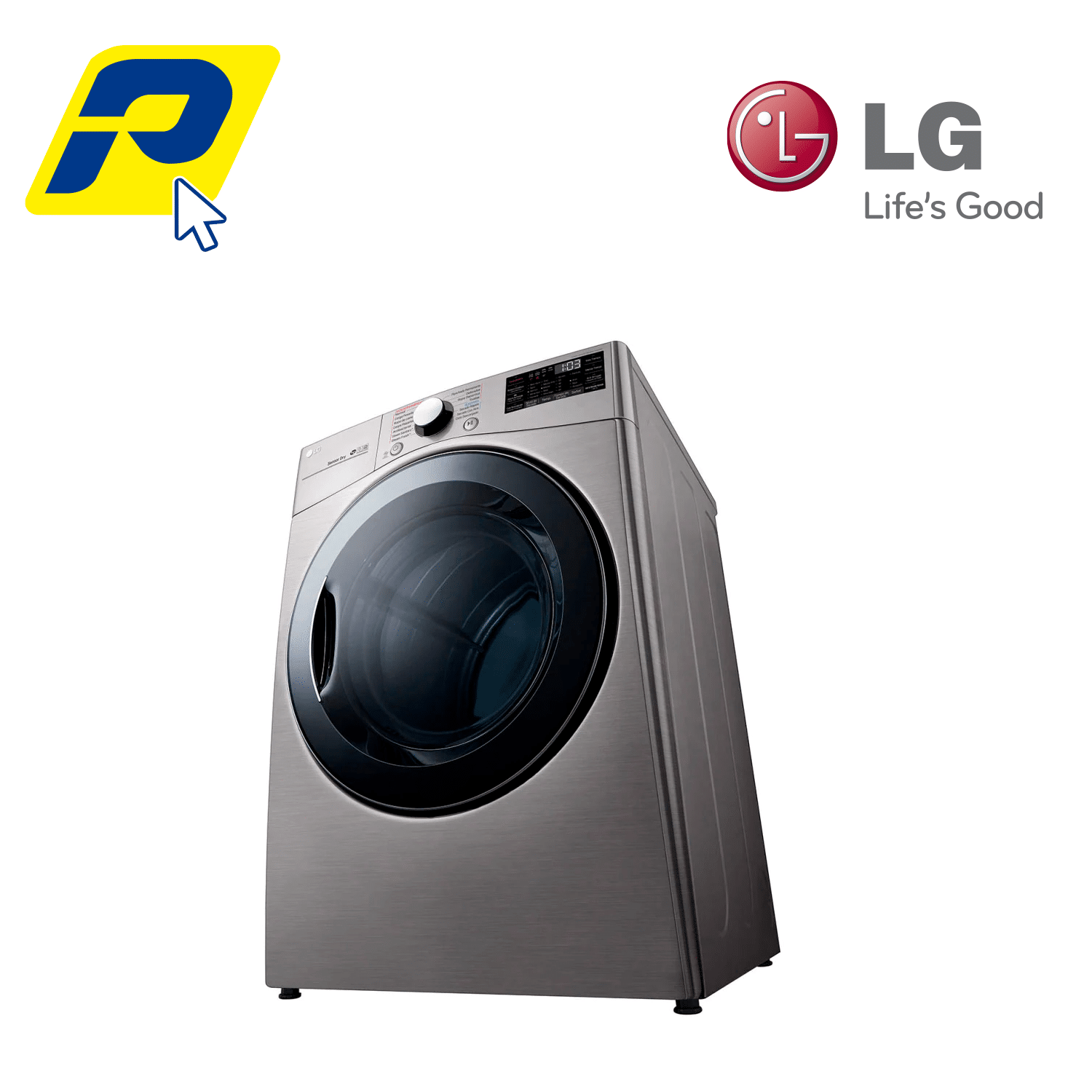 secadora electrica LG df22wv2G 22Kg silver MC 5