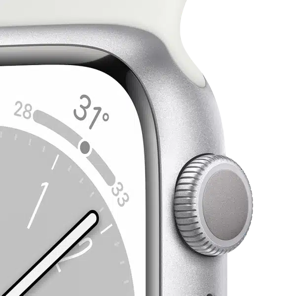 apple watch series 8 gps 45mm midnight aluminium case with midnight sport band 5