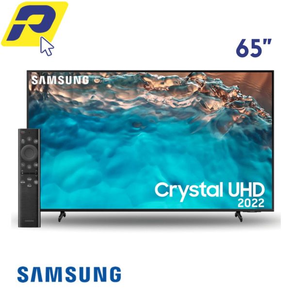 SMART TV SAMSUNG 65 PULGADAS 4k UHD LED HDR TIZEN PROCESADOR CRYSTAL MANDO DE VOZ - UN65BU8000
